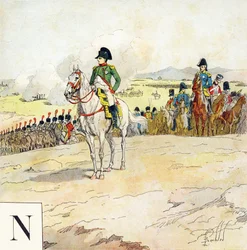 Letter N: Napoleon, "I Will Be a Soldier" - Military Alphabet