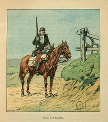The Army of the Loire: Star of the 6th Hussars, Engaged During the Battle of Toury in October 1870