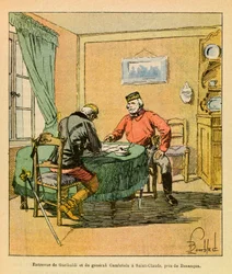 The Eastern Army: Interview of Garibaldi and General Cambriels at Saint Claude near Besancon in October 1870