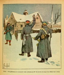 The Eastern Army: January 1871, Arcey, a German Parliamentarian Comes to Reclaim at the 60th March, the Body of an Officer Killed in Aibre