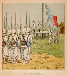 The French Flag Floats at Marovoay in 1895