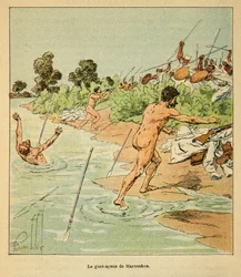 The War in Madagascar: Sakalaves Attack French Negotiators at Marosakoa in 1895