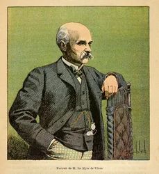 The War in Madagascar: Portrait of M. Le Myre de Vilers, Resident General in Madagascar in 1886