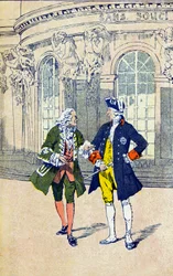 Voltaire with Frederick II of Prussia