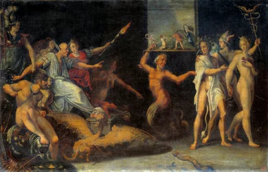 Allegory to the revocation of the Edict of Nantes in October 1685