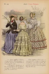 French fashion: 1845, Louis-Philippe