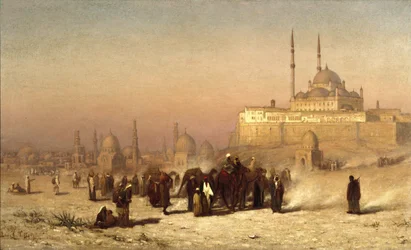 On the Way between Old and New Cairo, Citadel Mosque of Mohammed Ali, and Tombs of the Mamelukes
