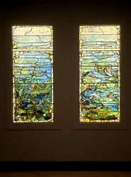 Window with Starfish ("Spring") and Window with Sea Anemone ("Summer"), c.1885-1895