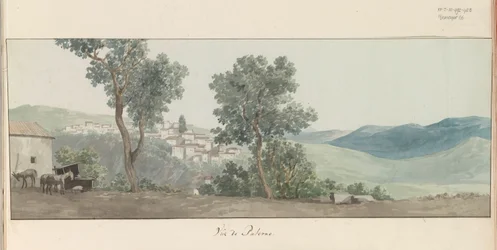 View of Paternò (Voyage en Italie, en Sicile et à Malte - 1778)