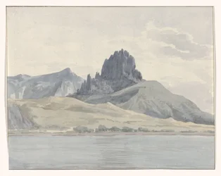 View of the Coast of Pentidatilo Beyond Cape Spartivento (Voyage en Italie, en Sicile et à Malte - 1778)