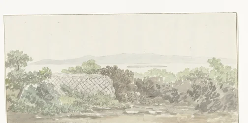 View of the Ruins of the Theater in Brindisi (series title: Voyage en Italie, en Sicile et à Malte - 1778)