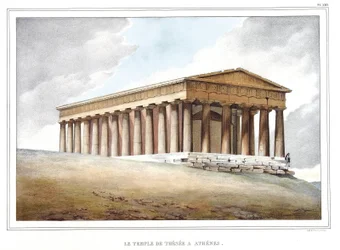 The temple of Thesee a Athenes. in 