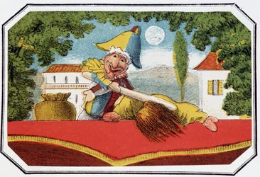 The Two Friends - Lithography, from Theatre des marionnettes du jardin des Tuileries