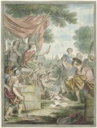 Pompey Burns the Letters of Sertorius