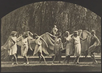Dancers Posed in Grove