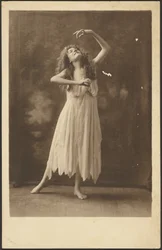 [Female Dancer Before Tapestry]