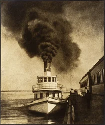 Ferrying Train Across Mississippi