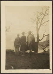 Figures in Shadow with Tree