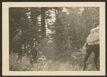 Figures in a Woodsy Landscape