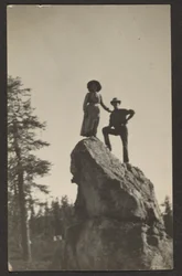 Figures on Rocky Peak