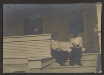 Figures on a Porch