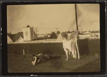 Florence Dancing in Native American Costume