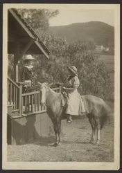 Miss Fleckenstein in the High Sierras