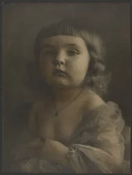 Portrait of a Child in Gauze