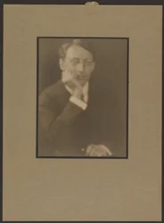 Portrait of a Man Resting Chin on Hand