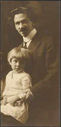 Portrait of a Man and Child