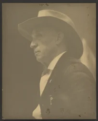 Portrait of a Man Wearing a Stetson