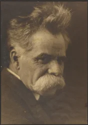 Portrait of a Man with Large Moustache