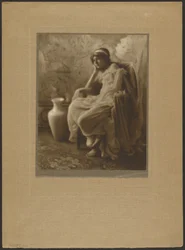 Portrait of a Seated Woman in Classical Costume