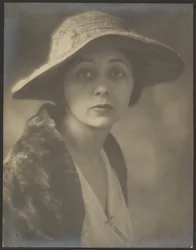 Portrait of a Woman In Fur Capelet