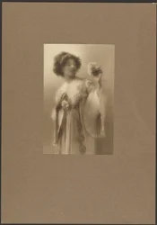 Portrait of a Woman in Pleated Robe