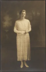 Portrait of a Woman in Elbow Gloves