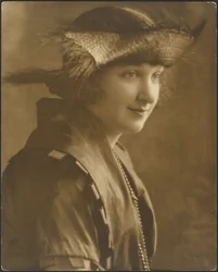 Portrait of a Woman in Straw Hat