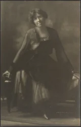 Portrait of a Woman on Bench