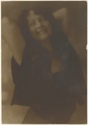 [Portrait of a Woman with Arms behind her Head]