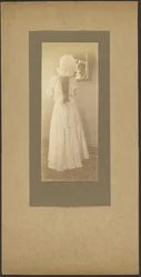 Portrait of a Woman with Bonnet in Mirror