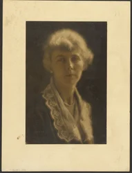 Portrait of a Woman with Lace Collar and Pearls