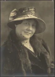 [Portrait of a Woman with Polka Dot Veil]