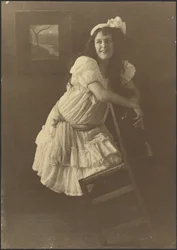 Portrait of a Young Woman with Chair