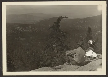 Two Men on Mountainside