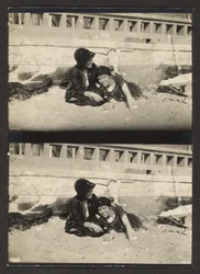 Two Women on Beach, Re-photographed