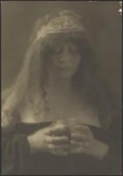 Woman Holding Vase