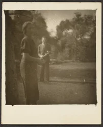 Woman and Man in Park