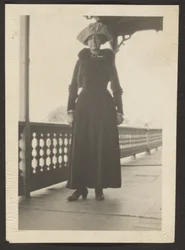 Woman on Balcony