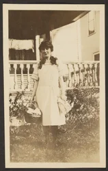 Woman with Picnic Basket