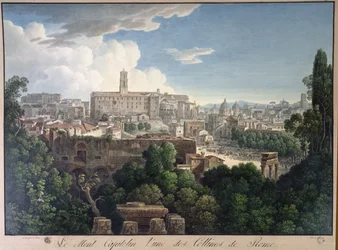 View of the Capitoline Hill from the Farnese Gardens